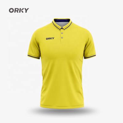 China Breathable quick-dry and never fade 2020 summer POLO Male Lapel short sleeve leisure wear orky T-shirt breathable gear dry sportswear for sale