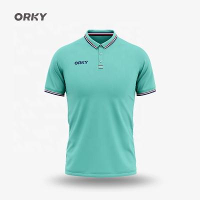 China Breathable quick-dry and never fade 2020 summer POLO Male Lapel short sleeve leisure wear orky T-shirt breathable gear dry sportswear for sale