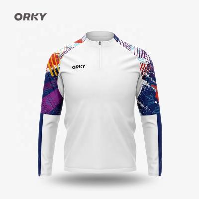 China Sets ORKY Football Training Summer Shorts High Quality Custom Sleeve Mens Soccer Kits for sale