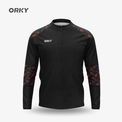 China Sets ORKY Football Training Summer Shorts High Quality Custom Sleeve Mens Soccer Kits for sale