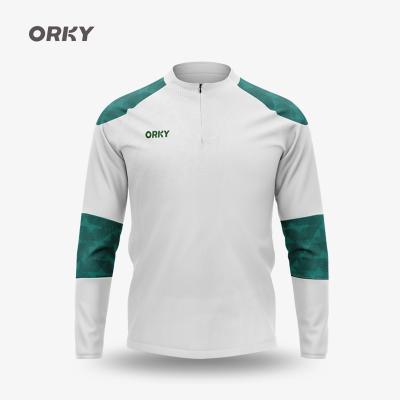 China Sets ORKY Football Training Summer Shorts High Quality Custom Sleeve Mens Soccer Kits for sale