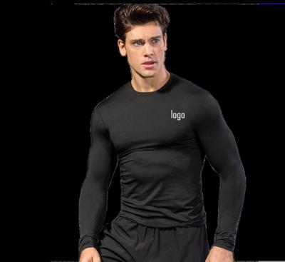 China Breathable Pure Fitness New Color Men's Quick Dry T-shirt Training Running Suit Long Sleeve PRO Stretch Sweat T-shirt for sale