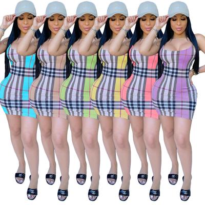 China LowMOQ QUICK DRY custom plus size womens clothing sexy ladies hip backless tight fitting dress bottoming slim sling women dress for sale