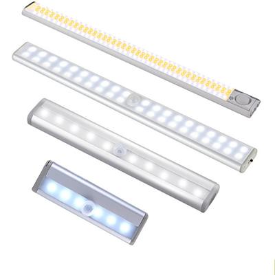 China Full Automatic Sensor Low Price 10 Led Mounted 4*AAA Battery Led Motion Sensor Cabinet Lamp Switches Night Smart Motion Sensor Light for sale