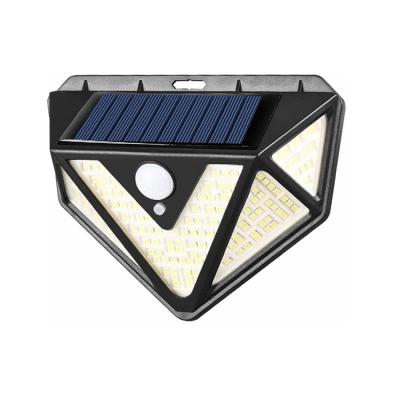 China Modern decorative energy saving sensor de movimiento Ip65 outdoor waterproof, luz De peeled de aluminio solar, seguridad nocturna, 166LED for sale