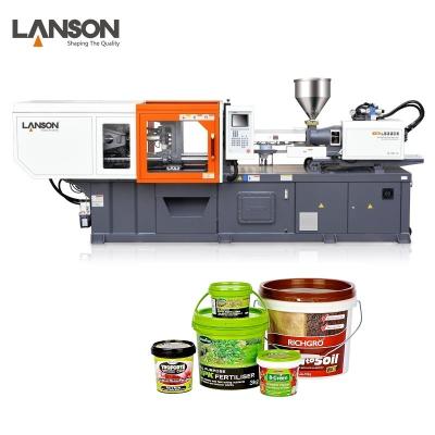 China LANSON 4 Liter Horizontal 4L Oil Barrel Container Water Bucket Plastic Barrel Making Injection Molding Machine for sale