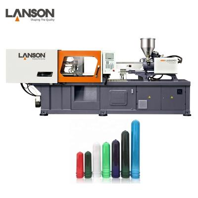 China LANSON Horizontal Plastic Pet Preform Injection Molding Machine for sale