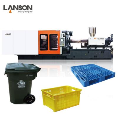 China 800t 800ton-3000ton 8000kn-30000kn Horizontal Large Trash Bin Plastic Bin Making Injection Molding Machine For Bin for sale