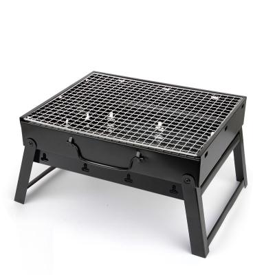 China Easily Assembled Portable Small Folding Barbecue Charcoal Grill Grill Machine Indoor Balcony Barbecue Grill Machine Wholesale for sale