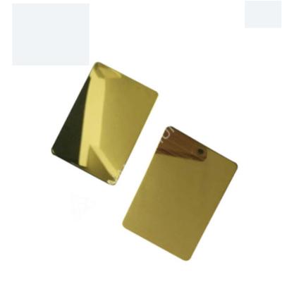 China Astm Build Thickness 304 2mm Gold Colored Mirror 316 201 By 430 4 x 8 ft Stainless Steel Sheet Price Sheets For Wall Panel Decor for sale