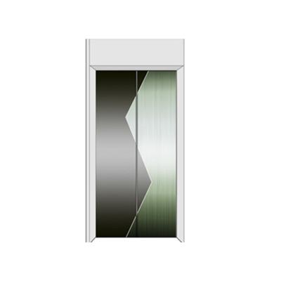 China Exquisite construction and decoration structure door design stainless steel doors electroplate titanium for sale