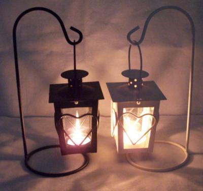 China Home Decoration Candle Holder Tea Light Holder Lantern Ironwork Candlestick Holders / Lantern Wedding Home Decoration Valentine's Day Gift for sale