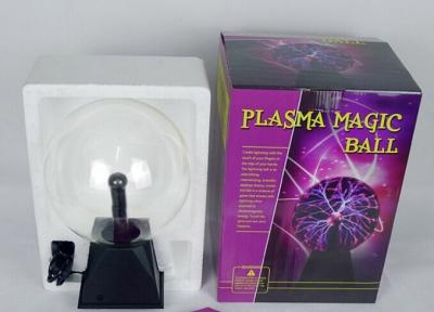 China Lamp Magic Party Plasma Lightning Sphere Crystal Ball Electrostatic Falshing Ball 8inch 8inch for sale