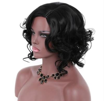 China Jerry Curl Wig Full Lace Wig For Women Lady Hair Short Curly Shaggy Wig Lead Sets for sale