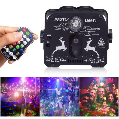 China Bar Show DJ Laser Stage Mini Disco Dotted Laser Light Projector Performs Christmas Holiday Light Beam Projector for sale