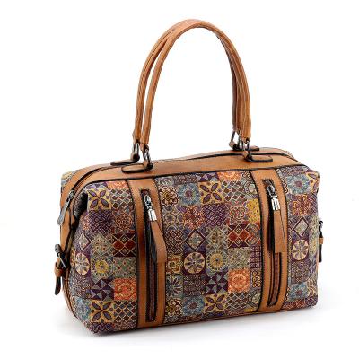 China 2022 High Quality Luxury Brand Bag Good Quality Fast Women Cork Shoulder Monogram Travel Bag for sale