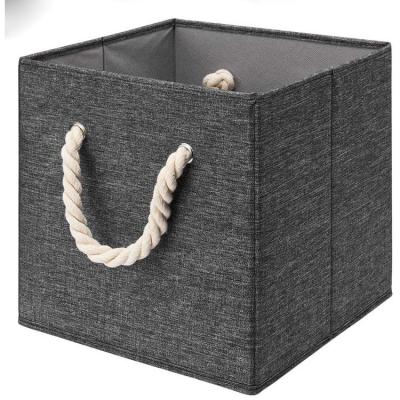 China Eeasy Selling Dark Gray Storage Box Multi Function Viable Folding Storage Box Eeasy Cleaning Storage Box For Daily Necessities for sale