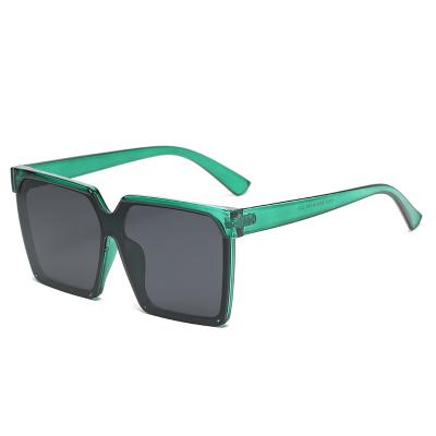 China New retro square united sunglasses men's and women's fashion oversized rice Nailssunglasses for sale