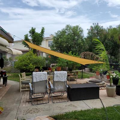 China Sunshade/Shelter/Decorations Factory Direct Supply Customized Waterproof Sun Shade Sail Polyester+PU Coated Canopy For Outdoor Patio Garden Yard Backyard, for sale