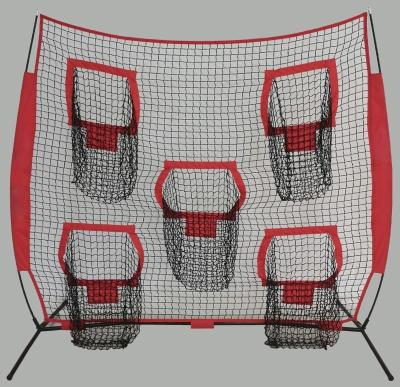 China Factory Supply High Quality 7x7' Football Practice Training Net Set Portable Folding Soccer Pass Accuracy Drip Training Equipment for sale