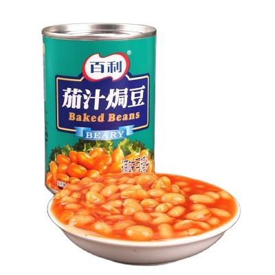 China Canned baked beans in tomato sauce in canned vegetables for sale