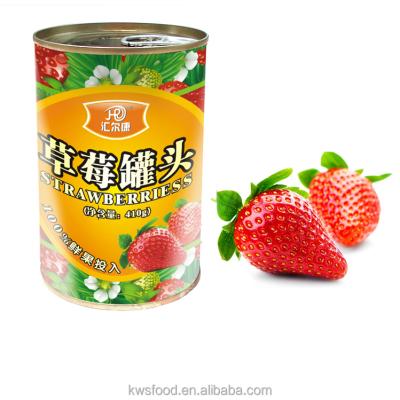 China Canned fresh strawberry canned in syrup from China for sale