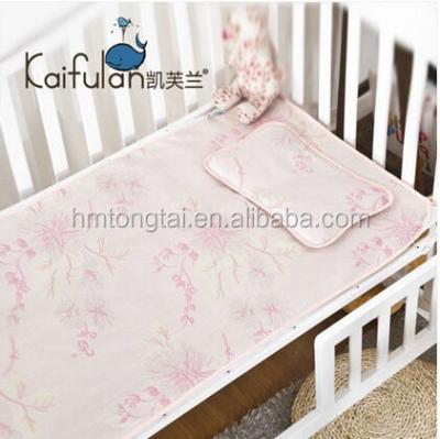 China Anti-bacteria bamboo fiber baby and child mat for summer with pillow PINK STYLE for sale