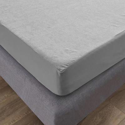 China Anti-bacteria Wholesale Crib Sheet Solid Color Bamboo Fitted Sheet New Design for sale