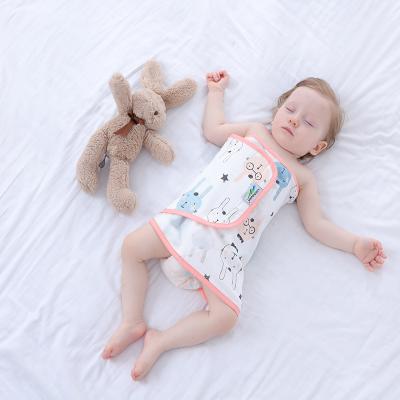 China Wholesale Amazon Muslin Cotton Antibacterial Soft Printed Colorful Cotton Baby Belly Band Bibs for sale