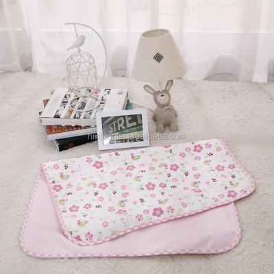 China Bamboo Fiber Plain Weave Baby Infant Infant Pads Diaper Waterproof Free Breathing Changing Mat for sale