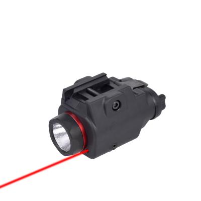 China Combo Red Laser Light Laser Sight Aim Hunting Weapons Flashlight For Rifle Pistol Scout Light Universal for sale