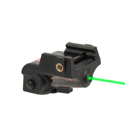 China Rechargeable Compact Pistol Green Laser Sight Tactical Weapons Launch Picatinny Laser Rail L036 for sale