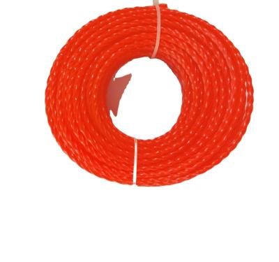 China Heavy Duty Line Brush Cutter Twist Grass Trimmer Nylon Rope Cut Hedge Trimmer Rope Twine DUE-SQUARE Wire for sale