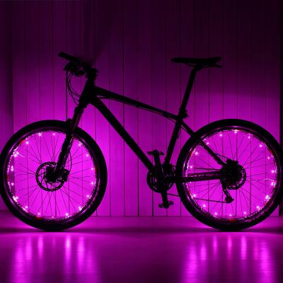 China ABS+LED String Light Factory Custom Colorful Sports Outdoor Cycling Bicycle Spoke Light Led Bike Wheel Lights for sale