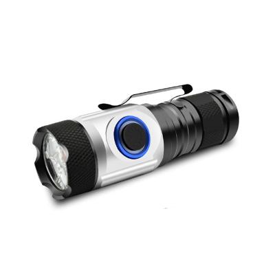 China Emergency 5 Modes SOS Lighting 18350 Aluminum Tactical Battery 600mAh Working Light USB 4*3W Rechargeable XPG LED Torches Flashlight for sale