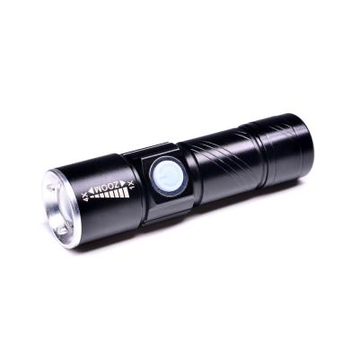 China Wholesale Japan Mini Camping Portable 3 Mode Zoom Torch 5W Aluminum Tactical USB Rechargeable LED Flashlight Super Bright Instant Light for sale