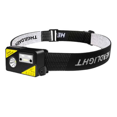 China Emergency 36g 5 Modes Waterproof Cap Light 2in1 250Lumen Induction USB Sensor XPG LED Rechargeable Headlamp For Running for sale