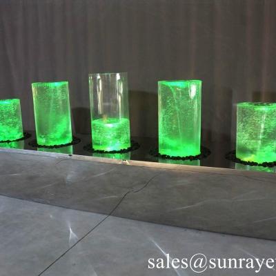 China Color-changing 2020 Bubble Feature Design LED Vortex Bubble Fountain Upright or Dancing Tornado Fountain Fengshui Fountain NEW for sale