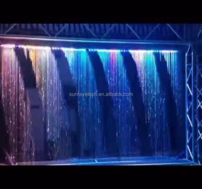 China 5mm DIY Programms Graphic #316 Stainless Steel Water Curtain Easy Installation For Events And Announcements for sale