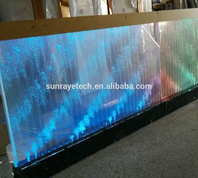 China Bubble Feature Programmed Variable Patterns Show H1.5*W4m Water Bubble Feature Digital Screen Divider Partition Wall For Office Hotel Restaurant Bar KTV Club Decor for sale