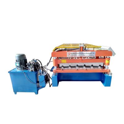 China Automatic Building Material Shops Metal Aluminum Sheet Roll Forming Machine Production Line for sale