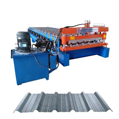 China Building Material Shops Model 1000 Aluminum Roof Panel Make Roll Forming Machine for sale