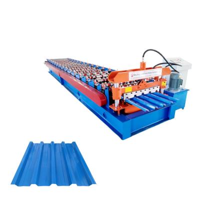 China Building Material Shops Cheap Deck Metal Sheet Roofing Roll Forming Machine for sale