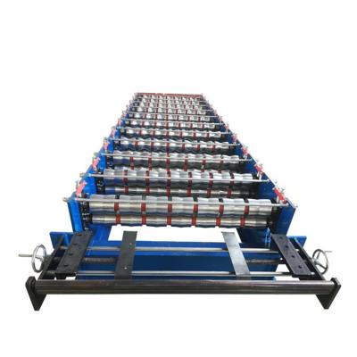 China Building Material Shops Roofing Tile Cold Roll Forming Machine With PLC Control for sale