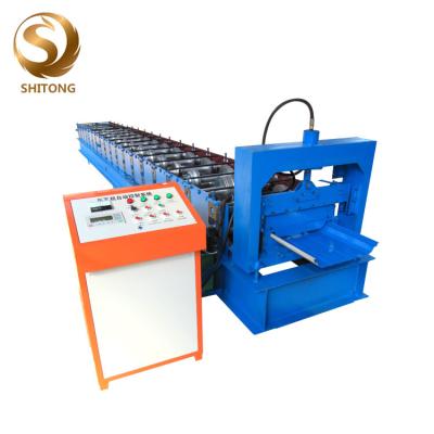 China Restaurant Position Seam Metal Roofing Profile Roll Forming Machine With Customized Design for sale