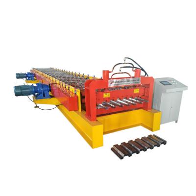 China Building material stores decking floor plate sheet peofile roll forming machine for sale