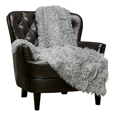 China Waterproof Plush Light Plush Lamb Down Ultrafine Fiber Blanket Suits Sofa Bed Chair Hair Faux Fur Blanket For Long for sale