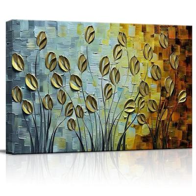 China 3D Living Room Sofa Wall Art Handmade Abstract Framed Oil Painting for sale