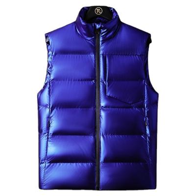 China Fashion Classic QUICK DRY Men's Warm Winter Vest Padded Waistcoat 100% Polyester Cotton Vest For Men for sale