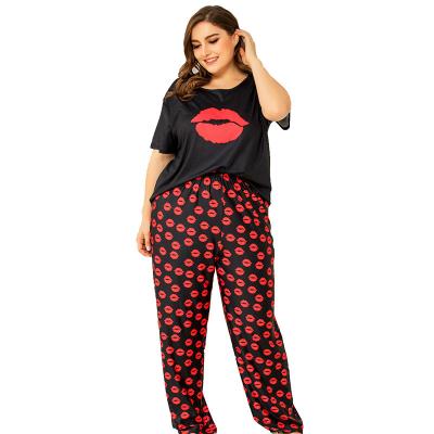 China 2021 New Product Women's Breathable Pajamas Milk Silk Designer Pajamas Two Piece Casual Sleepwear Women's Home Pajamas for sale